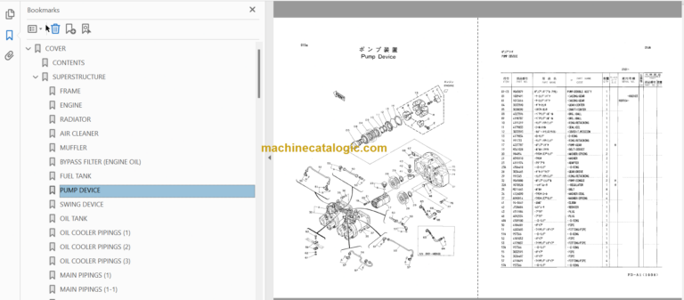 RX2000 Leaderless Pile Driver Full Parts Catalog