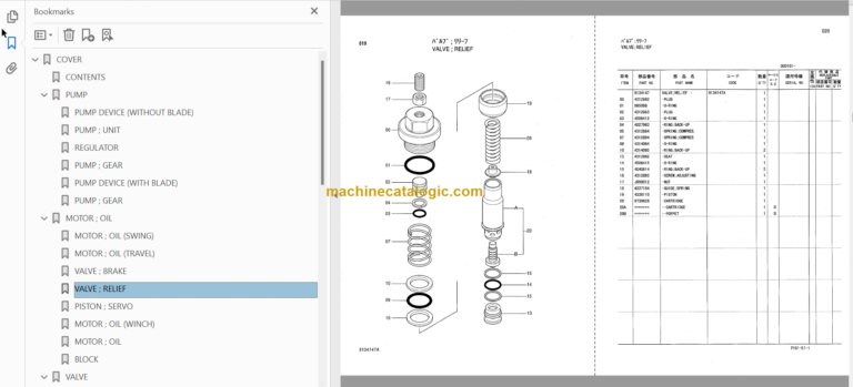 RX2300 Leaderless Pile Driver Full Parts Catalog