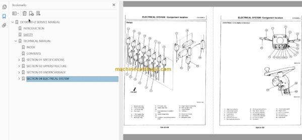 Hitachi EX100WD-2 Service Manual