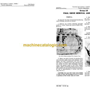 John Deere JD450 Crawler Tractors Crawler Loaders Service Manual