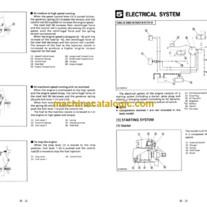 Kubota K-008 Excavator Workshop Manual