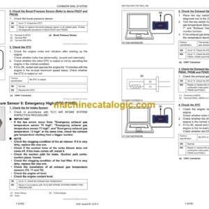 Kubota SSV75 (V3307-CR-TE4) SSV75 (V3307-CR-TE4) Common Rail System Diagnosis Manual