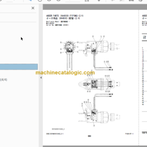 RX2300-3 Pile Driver Full Parts Catalog