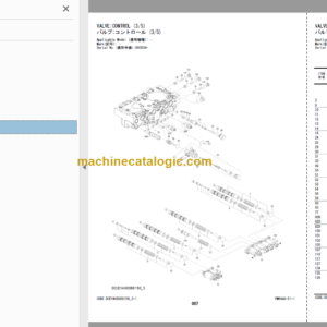 RX3300-7 Leaderless Pile Driver Full Parts Catalog