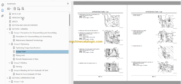 Hitachi ZX27-3 Hydraulic Excavator Technical and Workshop Manual