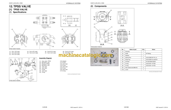 Kubota U35-4 Excavator Workshop Manual