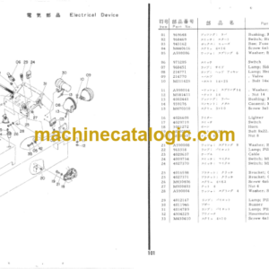 Hitachi FH100 Parts Catalog