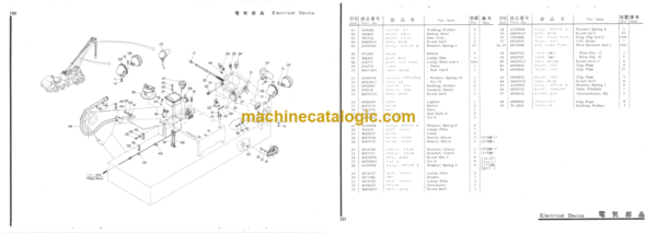 Hitachi FH100 Parts Catalog