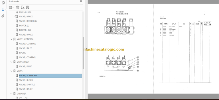 TH55-2 Hydraulic Earth Drill Full Parts Catalog