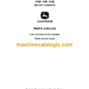 John Deere 670B AND 672B MOTOR GRADERS Parts Catalog