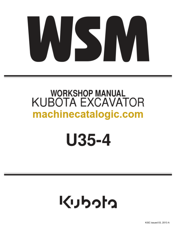 Kubota SVL95-2s Compact Tracker Loader Workshop Manual