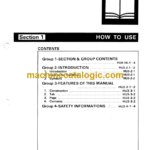 Hitachi EX120 Service Manual