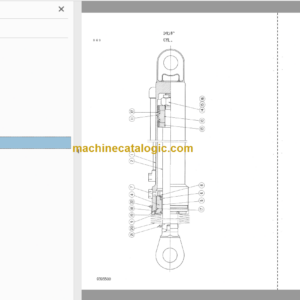 TH55-ED Hydraulic Earth Drill Full Parts Catalog