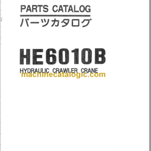 HE6010B Hydraulic Crawler Crane Parts Catalog