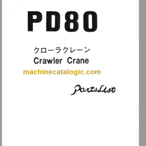 PD80 Crawler Crane Parts Catalog