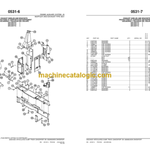 John Deere 350D 400D ARTICULATED DUMP TRUCK Parts Catalog