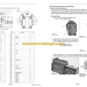 Kubota U15 U15-3 Excavator KiSC issued 04-2023 A Workshop Manual