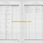Hitachi PD9-60S Direct Coupled Type Pile Driver Parts Catalog