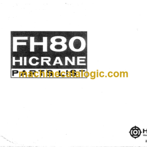 Hitachi FH80 Parts Catalog