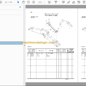 Hitachi ZX180LC-3 ZX180LCN-3 Hydraulic Excavator Parts Catalog & Equipment Components Parts Catalog