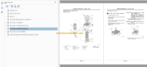 Hitachi ZX27U-3 ZX30U-3 ZX35U-3 Hydraulic Excavator Technical and Workshop Manual