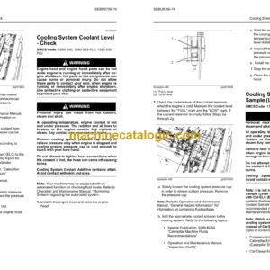 Cat 337F 340F Excavators Operation and Maintenance Manual