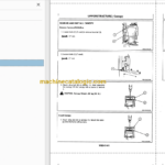 Hitachi EX20UR-2 EX30UR-2 EX40UR-2 Excavator Technical and Workshop Manual