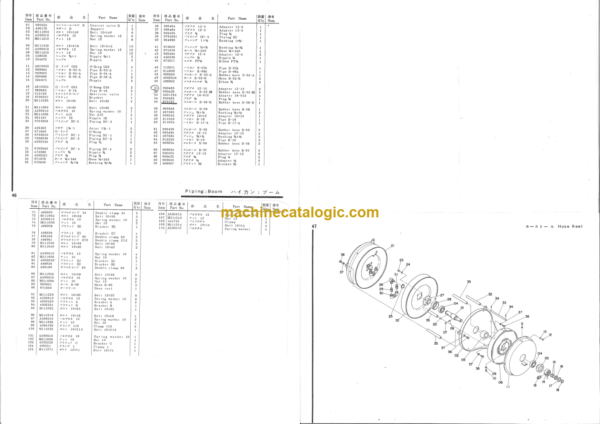 Hitachi FH80 Parts Catalog