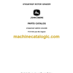John Deere 670G 670GP MOTOR GRADER Parts Catalog