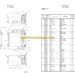 Hitachi CX1200W Wharf Tower Track Crane Parts Catalog