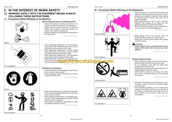 Kubota KX042-4 Excavator Workshop Manual