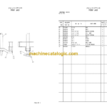 Hitachi CX1200W Wharf Tower Track Crane Parts Catalog