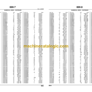 John Deere 724J LOADER Parts Catalog