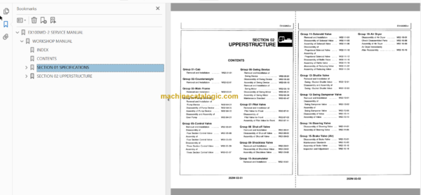 Hitachi EX100WD-2 Service Manual