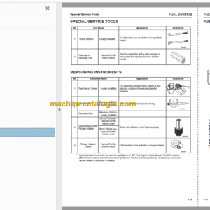 Hitachi 3TNV-4TNV Engine Technical and Workshop Manual