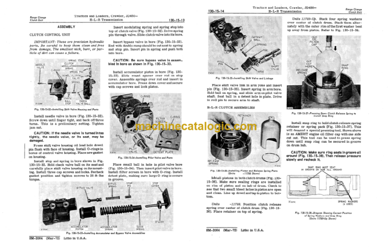 John Deere JD450 Crawler Tractors Crawler Loaders Service Manual