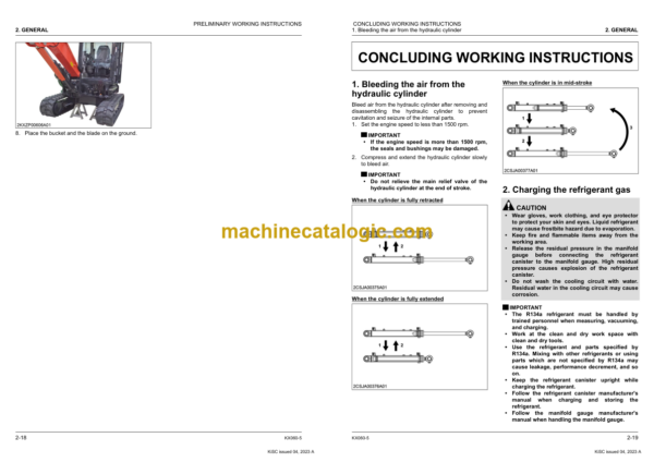 Kubota KX060-5 Excavator Workshop Manual