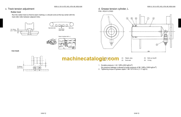 Kubota KX91-3 KX101-3 Excavator Workshop Manual