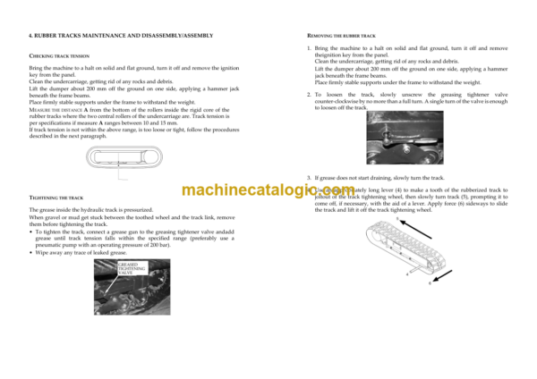 Kubota KC300 HR-5 Dumper Workshop Manual