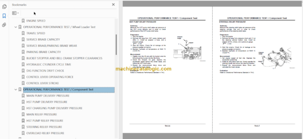 Hitachi ZW80 Wheel Loader Technical and Workshop Manual