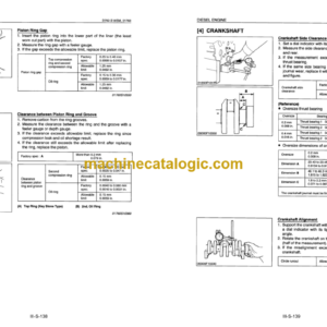 Kubota KX36-3 KX41-3S KX41-3V Excavator Workshop Manual Code No.97899-60860