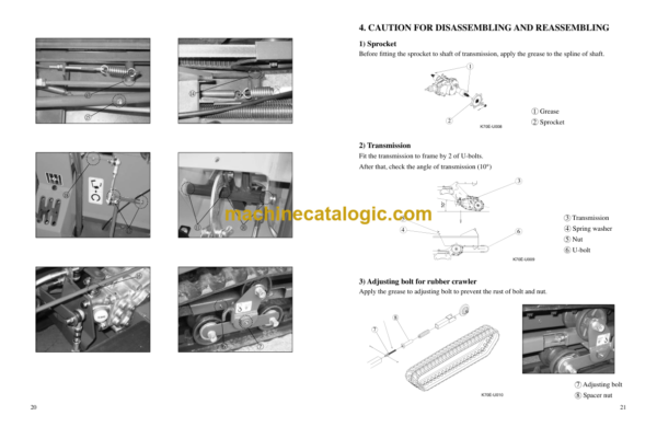 Kubota KC70 Dumper Workshop Manual