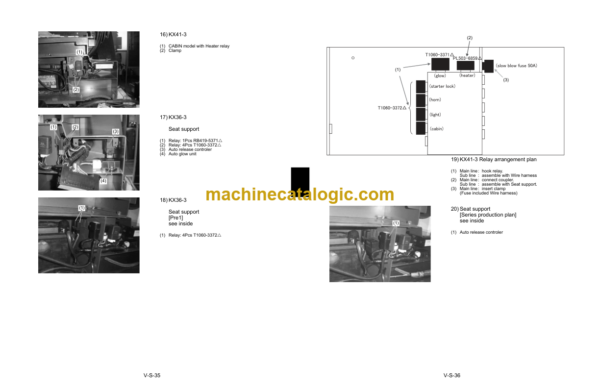 Kubota KX36-3 KX41-3S KX41-3V Excavator Workshop Manual Code No.97899-60860