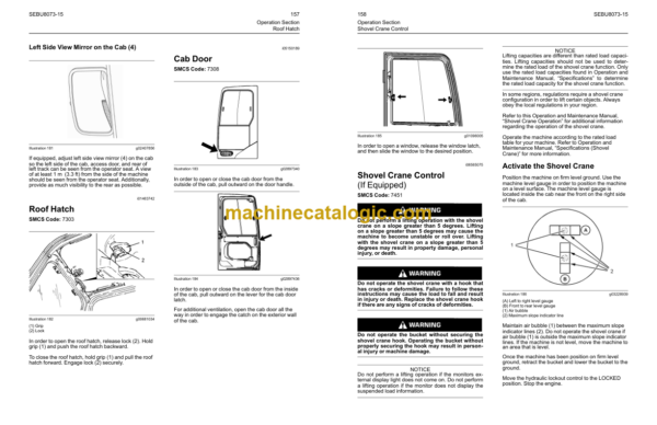 Cat 314F 315F Excavators Operation and Maintenance Manual