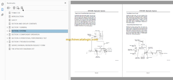 Hitachi ZX48U-3 ZX52U-3 Hydraulic Excavator Technical and Workshop Manual