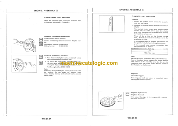 Hitachi EX45 Excavator Service Manual