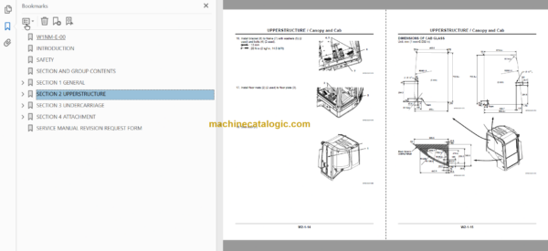 Hitachi ZX48U-3 ZX52U-3 Hydraulic Excavator Technical and Workshop Manual