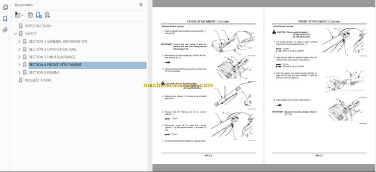 Hitachi EX27U EX35U Technical and Workshop Manual
