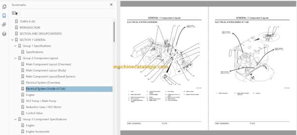 Hitachi ZW80 ZW90 Wheel Loader Technical and Workshop Manual