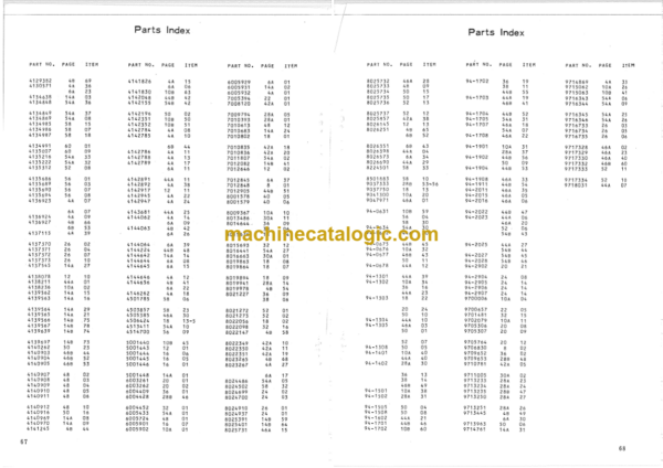 Hitachi PD100-80R Leader Rotating Type Pile Driver Parts Catalog